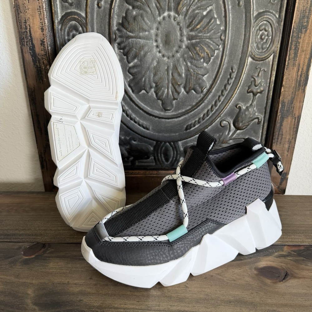 UNITED NUDE Space Kick Platform Slip On Sneakers‎ Size 40 Platform Urban